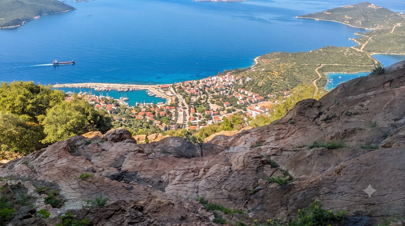 Утренний вид на бухту Каша со Спящим Гигантом